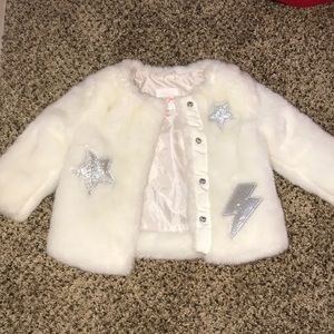 Cat & jack girls fur coat